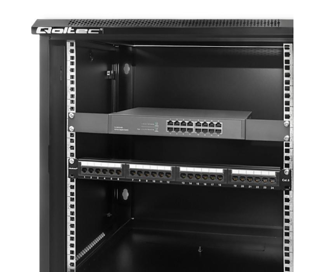 Qoltec Szafa RACK 19"  12U  600x635x450 - 1329954 - zdjęcie 8